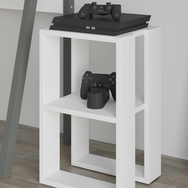 Decortie Lonie Modern Bedside Table Nightstand with Storage Width 34cm