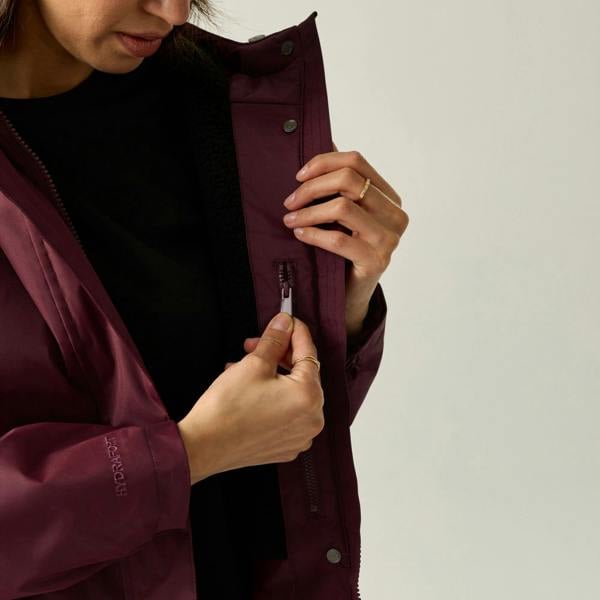 Regatta Womens/Ladies Brielly Waterproof Jacket - Fig/Black - 