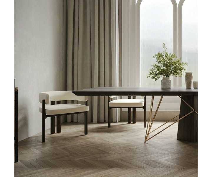 High-end Karl dining chair perfect for modern luxury interiors.