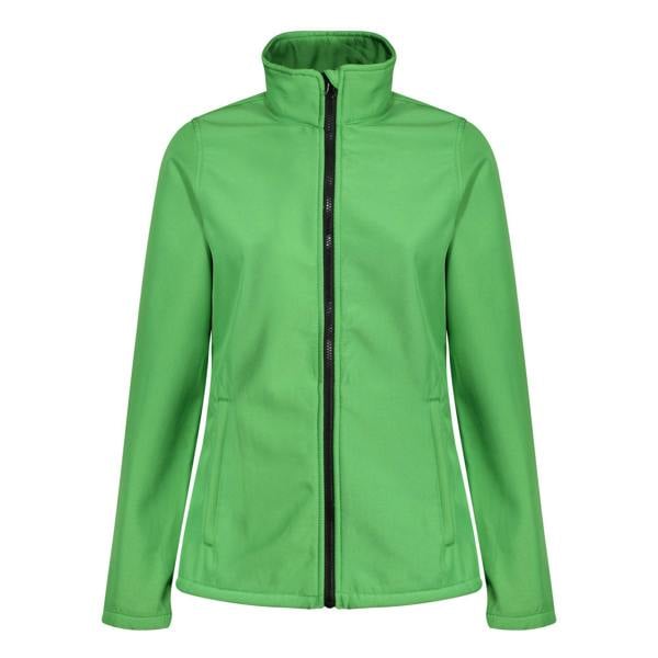 Regatta Standout Womens/Ladies Ablaze Printable Soft Shell Jacket - Extreme Green/Black