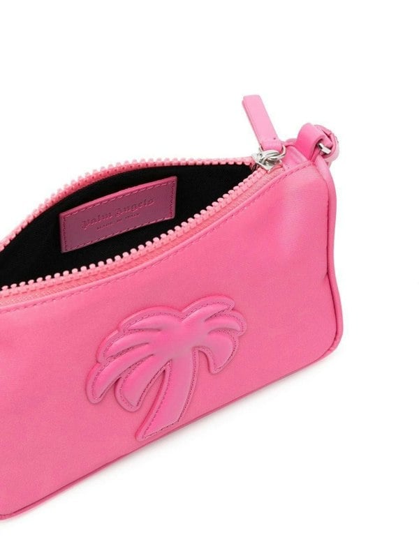Palm Angels Big Palm Nylon Pouch Pink - Supplied FashionPALM ANGELS