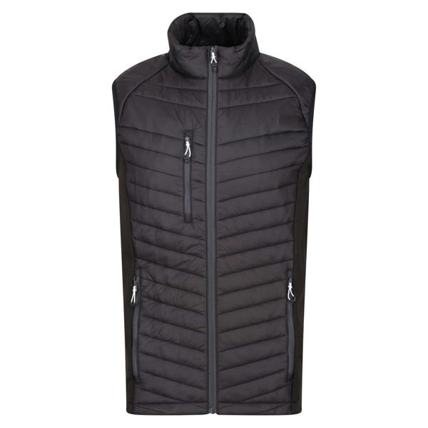 Regatta Professional Mens Quilted Hybrid Gilet - Navy/Seal Grey - 