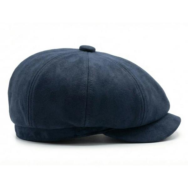 TruClothing Men's Suede Vintage 8-Panel Classic Gatsby Baker Boy Hat