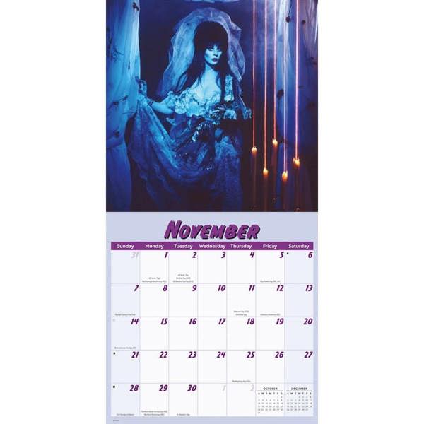 Elvira Calendar 2027, Wall Calendars, Month To View, Entertainment, Gift