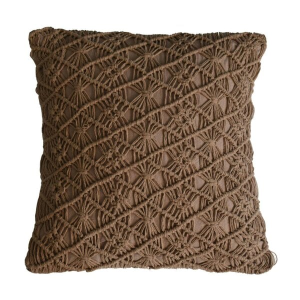 Wyld Haus Amalfi Set of 2 Hand Woven Coffee Cushion Covers