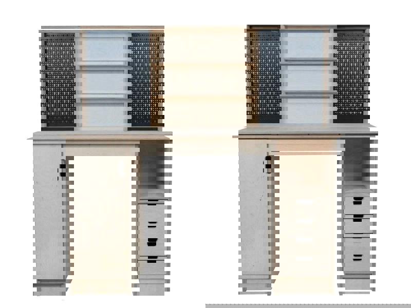 wooden cabinet workbench