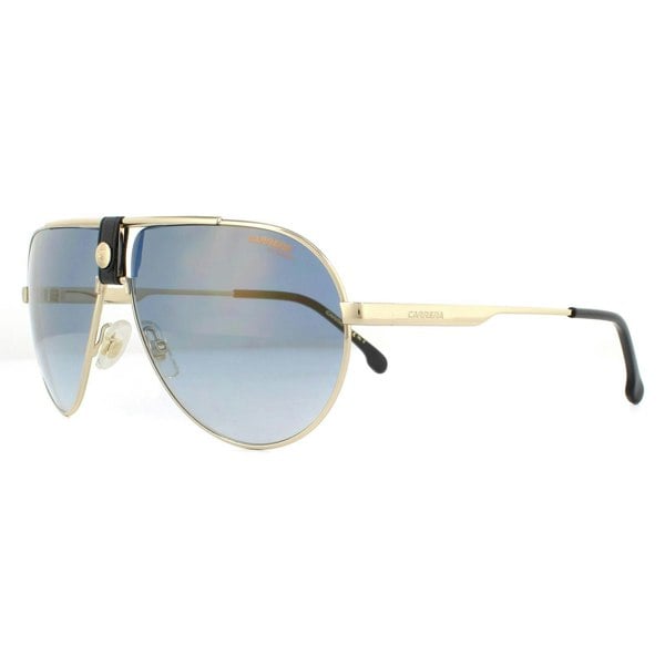 Carrera Sunglasses 1033/S 2M2 1V Black Gold Blue Gold Gradient Mirror