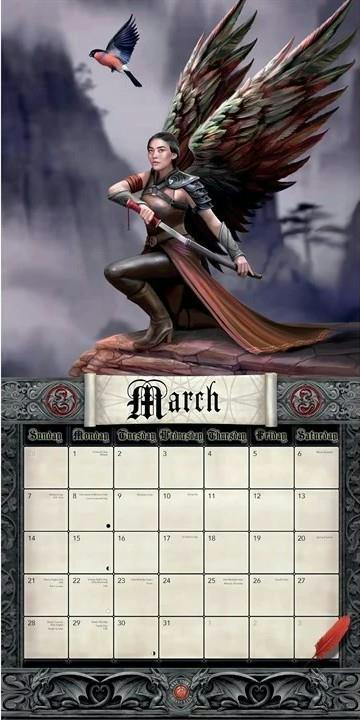 Anne Stokes Calendar 2027