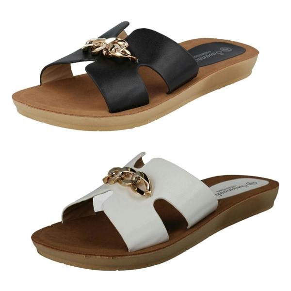Savannah Ladies Savannah Open Toe Casual Mules