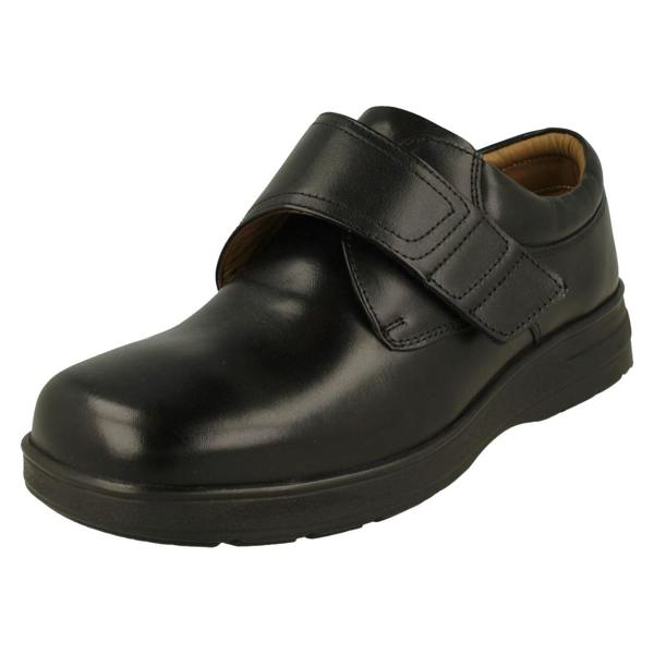 DB Shoes Mens DB Smart Casual Hook And Loop Shoes With Removable Footbed Benny