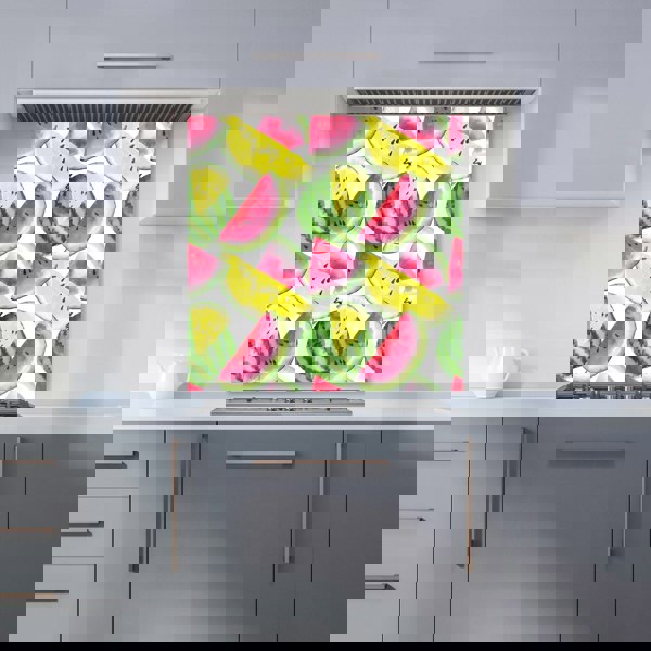 Warren Reed - Designer Colourful Melon Pattern Kitchen Splashback