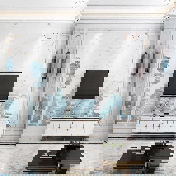 De Stijl Wallpaper, Lotus Leaf-Weilai-Weilai Concept