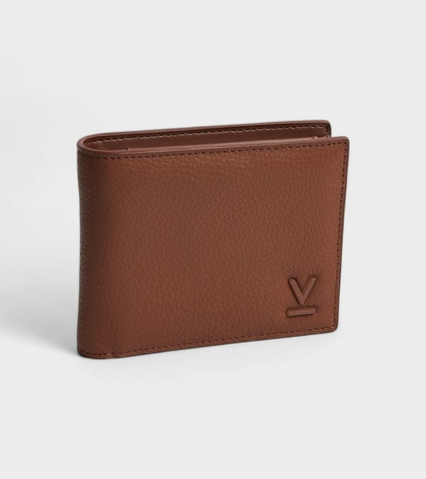 Votch Reuben Vegan Bio-Based Bamboo Coin Wallet in Brown