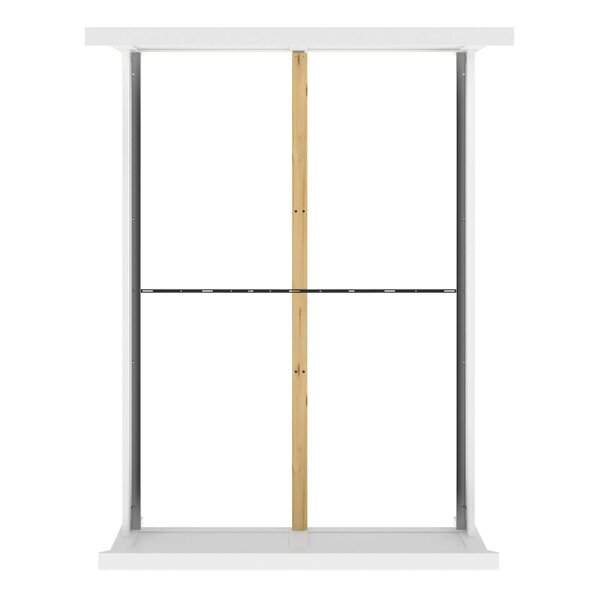 Wyld Haus Osaka Double Bed Frame 4ft6 Farmhouse White Wood