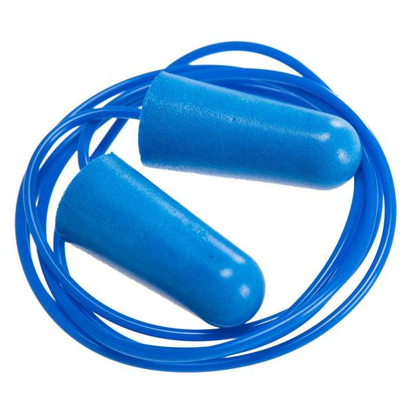 Detectable Corded PU Ear Plugs (200 Pairs) Portwest