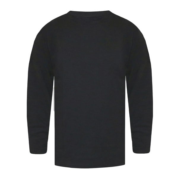 Duke Mens D555 Exeter Thermal Kingsize Long-Sleeved T-Shirt - Black