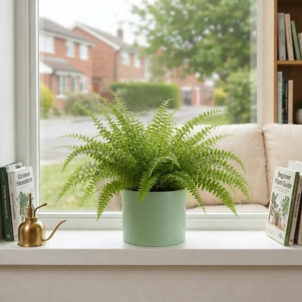 Nephrolepis Boston Fern – Lush Feathery Green Indoor Houseplant