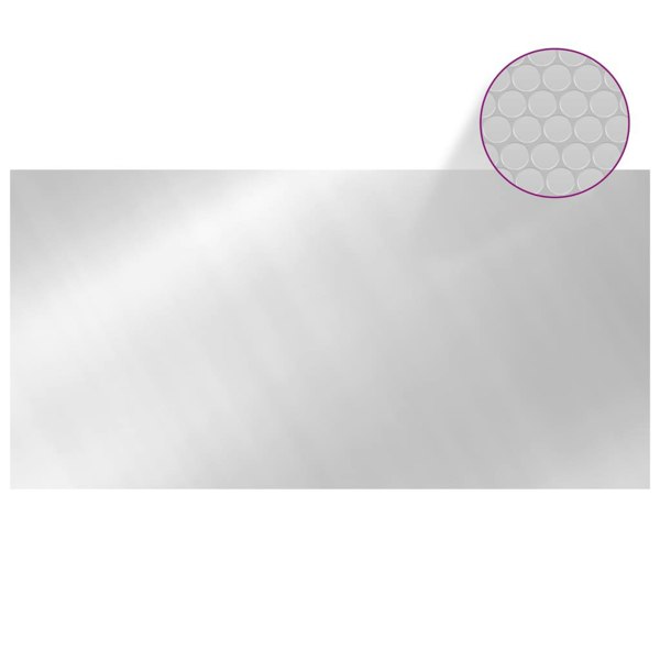 Berkfield Pool Cover Silver 549x274 cm PE