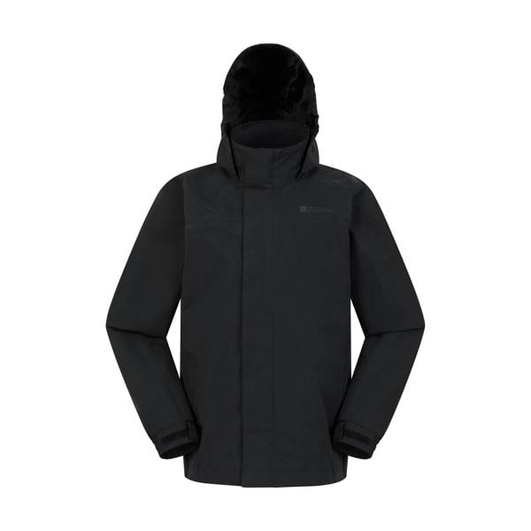 Mountain Warehouse Childrens/Kids Solar Waterproof Jacket - Black - 