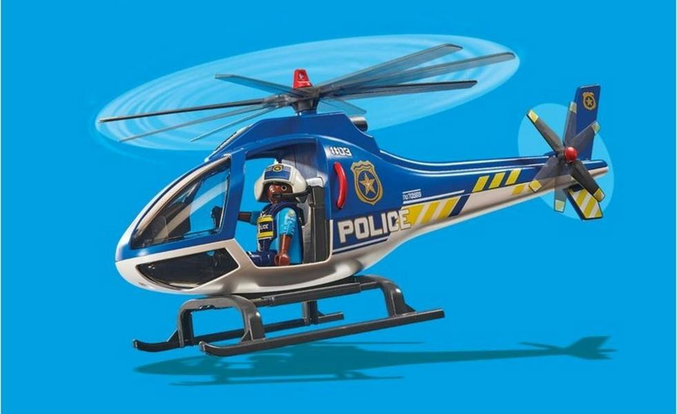 Playmobil Police Parachute Search - 70569 Playset