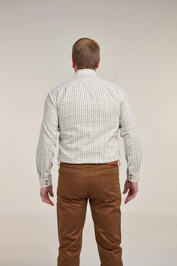 Hunter Green Tattersall Check Warm Handle Shirt