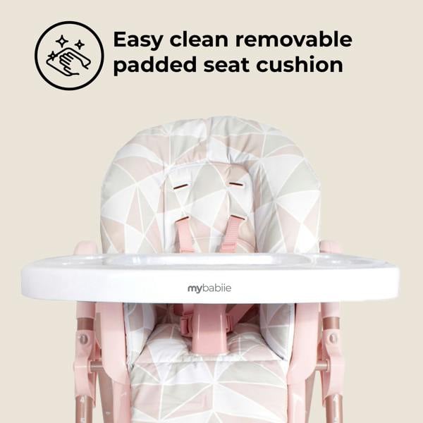 My Babiie MBHC8 Premium Highchair - Billie Faiers Rose Gold