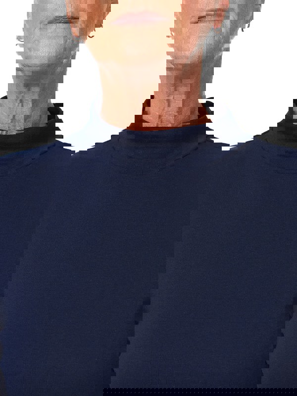 PennyPlain High Neck Top - French Navy