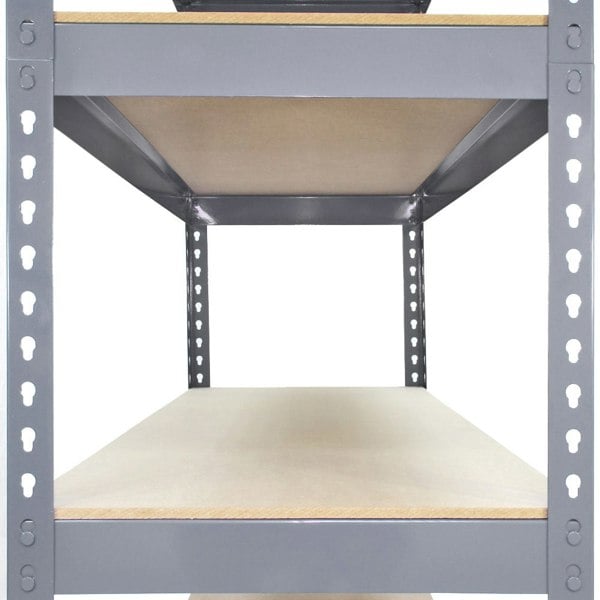 Monster Racking 3 x Q-Rax Grey Metal Racking Units 120 x 50 x 180cm