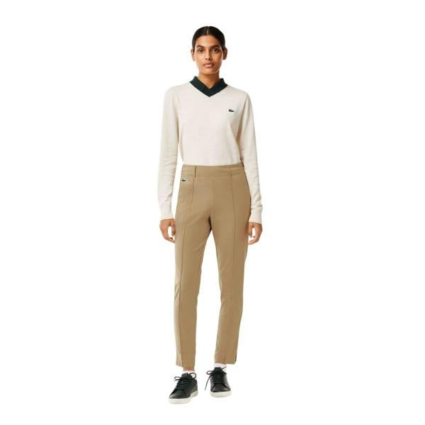 Lacoste Womens/Ladies Stretch Sport Golf Trousers - Brown - 