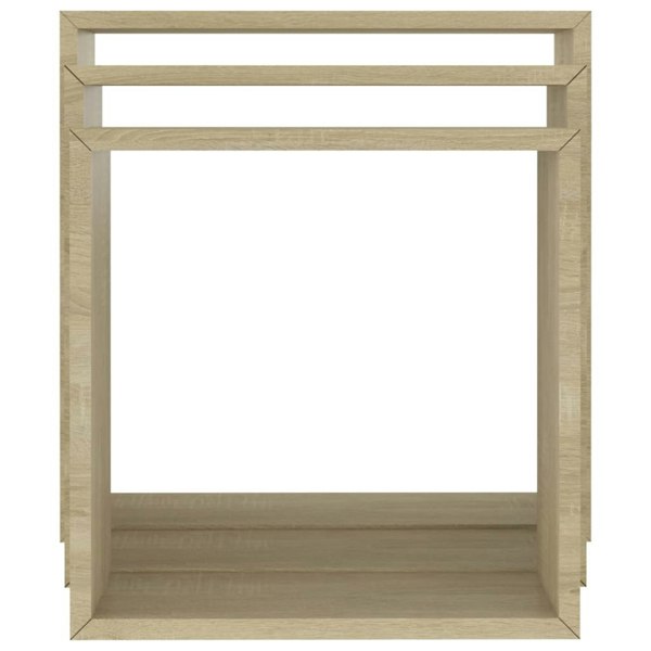 Berkfield Wall Cube Shelves 3 pcs Sonoma Oak