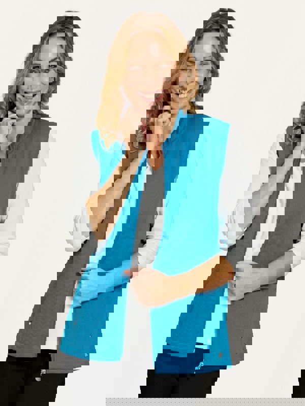 PennyPlain Lightweight Gilet - Wedgewood