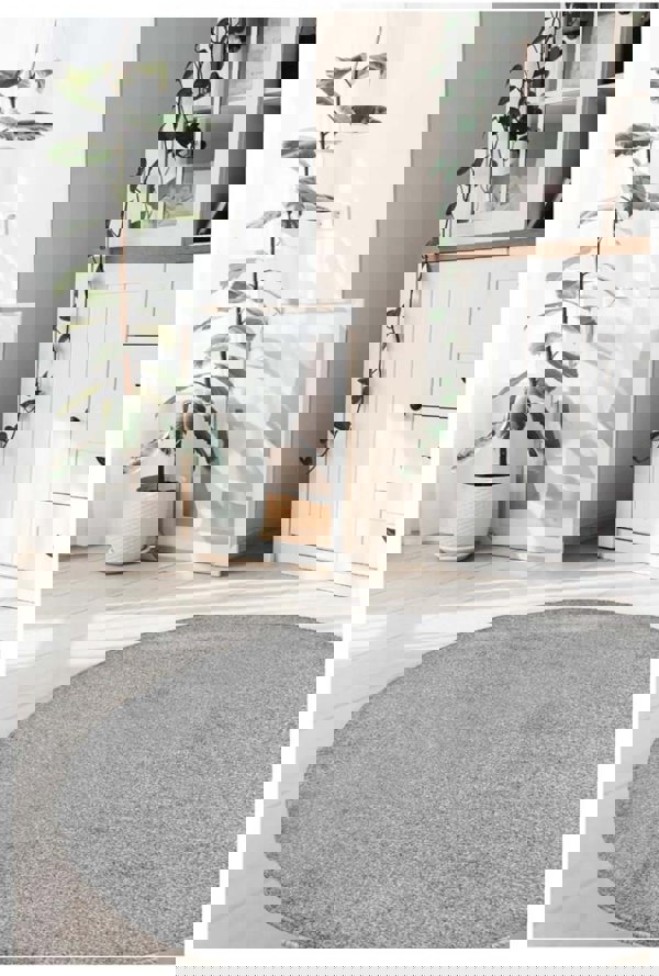 Eco-Friendly Recycled Grey Rug | Low Pile | The Rugs