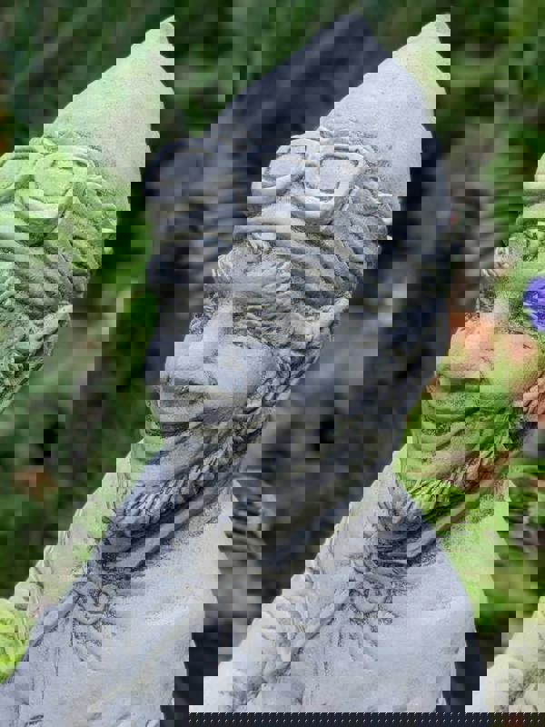 Large Gnome and Trailer Garden Pot Ornament