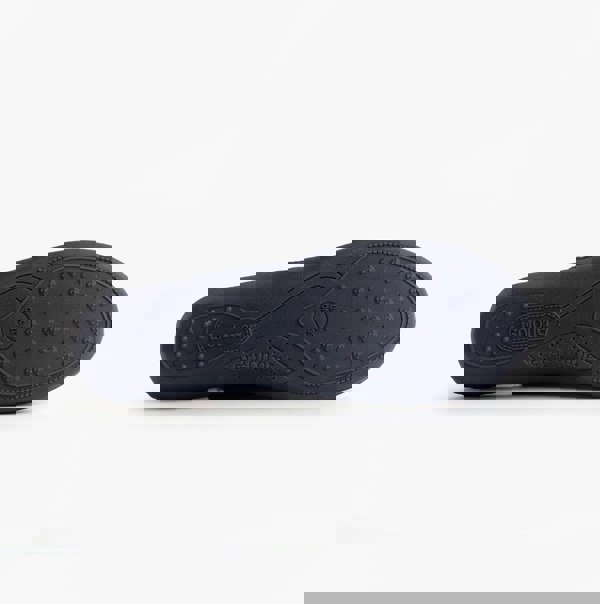 Totes Isotoner SPARKLE VELOUR HEELED MULE Womens Mule Slippers Navy