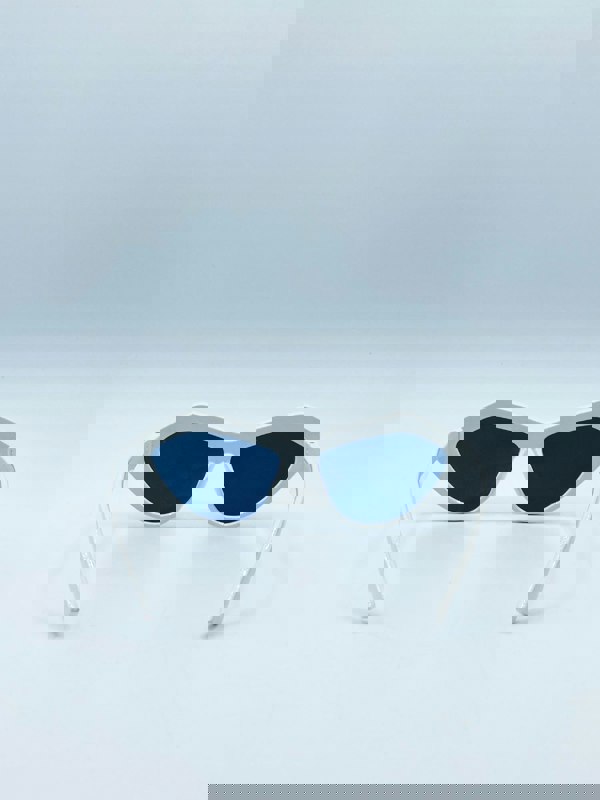 SVNX Angular Sunglasses in White