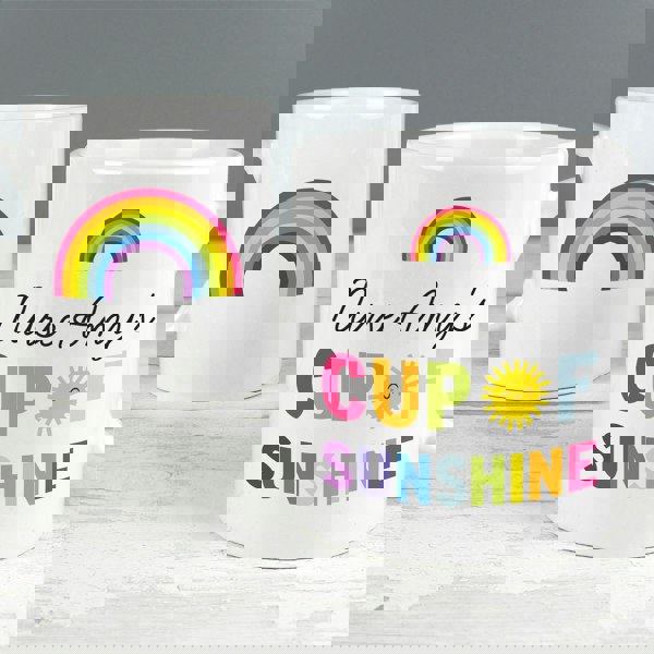 Personalised Memento Company Personalised Rainbow Cup of Sunshine Mug