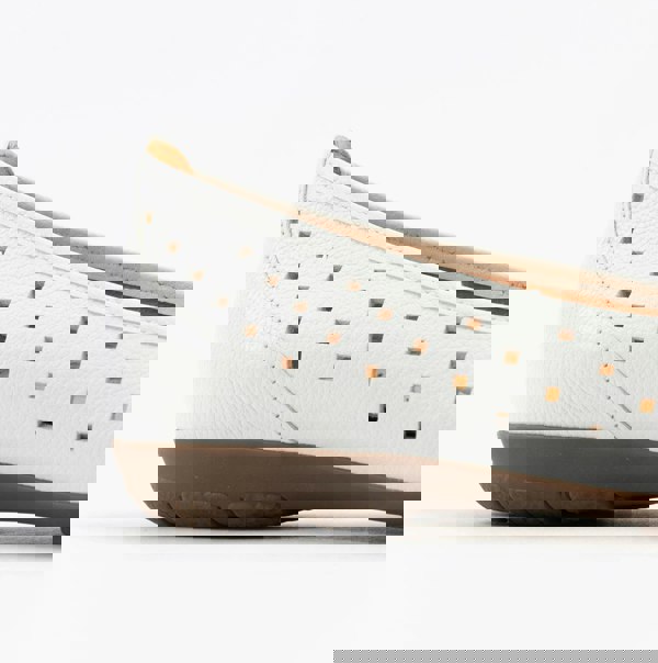 Gabor RUFFLE Womens Shoes White