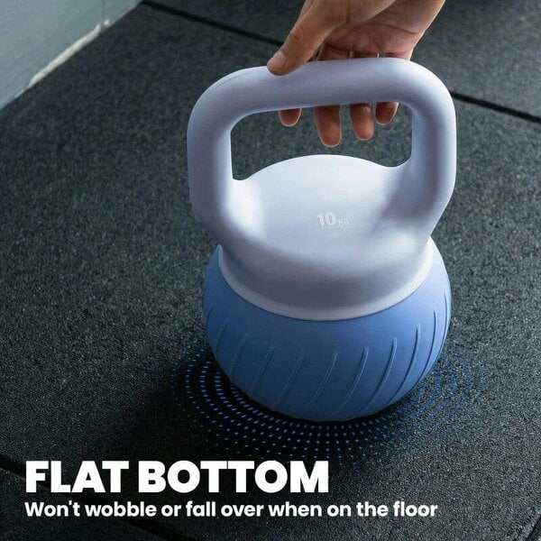 Soft Kettlebell, 10kg Kettle Bell with Anti-Slip Grip for Home Gym Weight Lifting and Strength Training