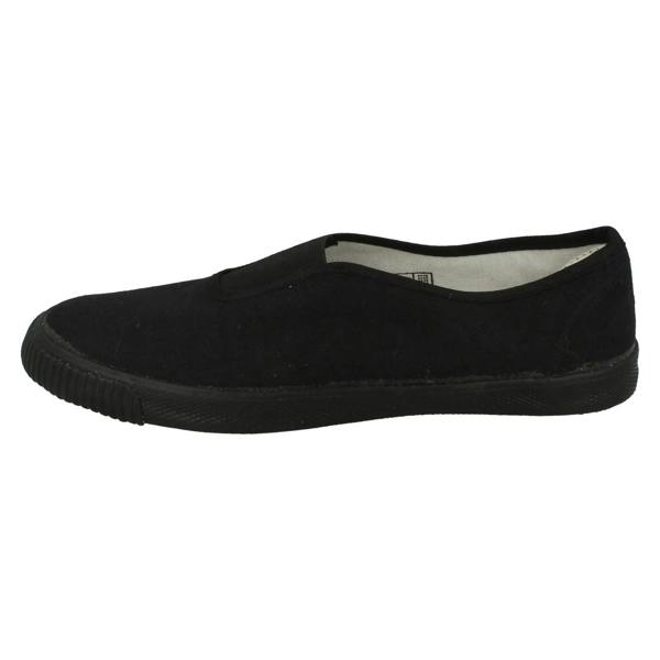 Spot On Childrens Unisex Spot On Slip On Plimsolls Gusset Plims