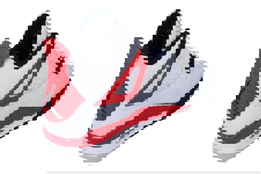 Nike Air Jordan 4 Retro Mens Basketball Trainers Dh6927  161 - White Fire Red Black 161 - Photo 2