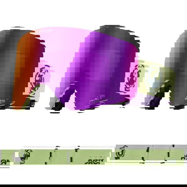 Dragon R1 OTG - Matcha with Lumalens Purple Ionized & Lumalens Midnight Lens