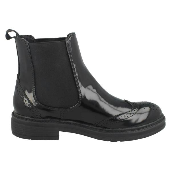Down to Earth Ladies Down To Earth Block Heel Ankle Boots F50956