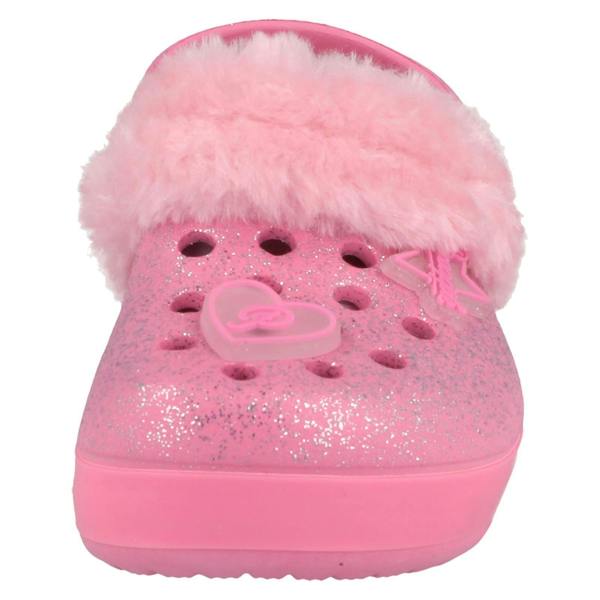 Pineapple Girls Pineapple Clogs With Faux Fur Lining H2694