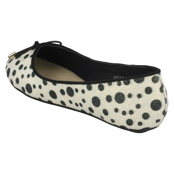 Spot On Girls Spot On Spotted Ballerinas