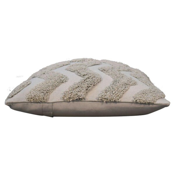 Wyld Haus Set of 2 Nopparat Natural Grey Zig-Zag Cushion