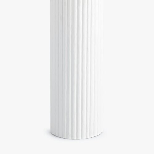 Wyld Haus Verona Ochre Ceramic Ribbed Ceramic Table Lamp