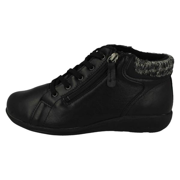 DB Shoes Ladies DB Shoes 2V Dual Fitting Ankle Boots Pipit