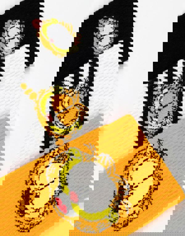 Garfield Unisex Orange Character Calf Socks Set of 3