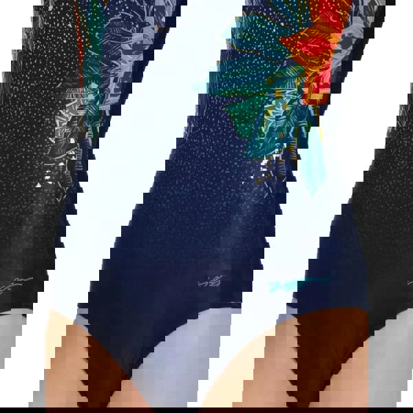 Zoggs Mandira Adjustable Scoopback Swimsuit - Navy/Multi