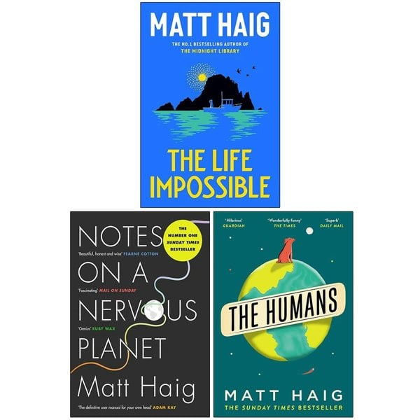 Canongate Books Matt Haig Collection 3 Books Set